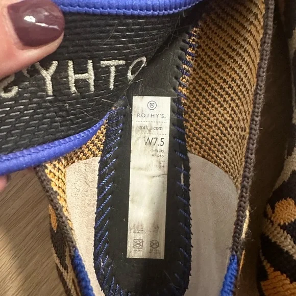 Rothy’s Leopard Print Women's “Point” flats - Picture 7 of 7